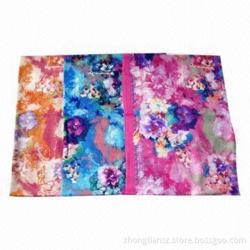 Cashmere scarf, with good printing, good flower